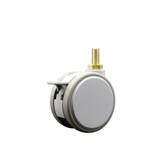3 Inch MRI Safe Caster with Brake – 12mm Threaded Stem – Service Caster