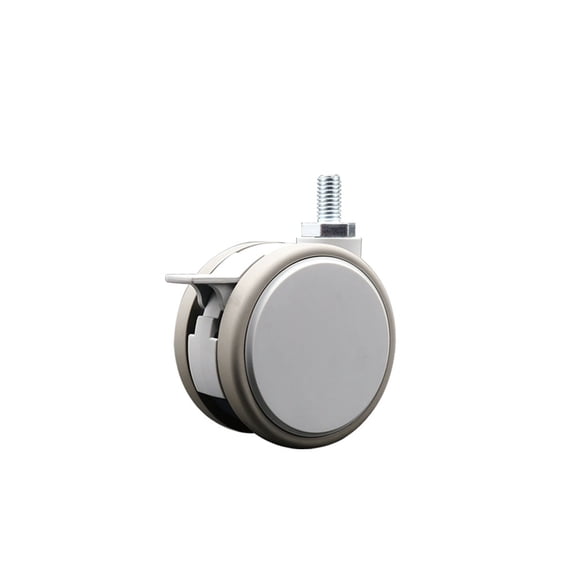 3 Inch MRI Safe Caster with Brake – 3/8 Inch Threaded Stem – Service Caster