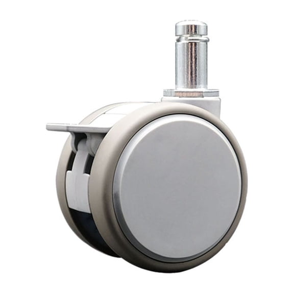 3 Inch MRI Safe Caster with Brake  7/16 Inch Grip Ring Stem  Service Caster