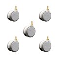 thumbnail image 1 of 3 Inch MRI Safe Casters – 12mm Threaded Stem – Set of 5 – Service Caster, 1 of 2