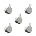 thumbnail image 1 of 3 Inch MRI Safe Casters – 7/16 Grip Ring Stem – Set of 5 – Service Caster, 1 of 2