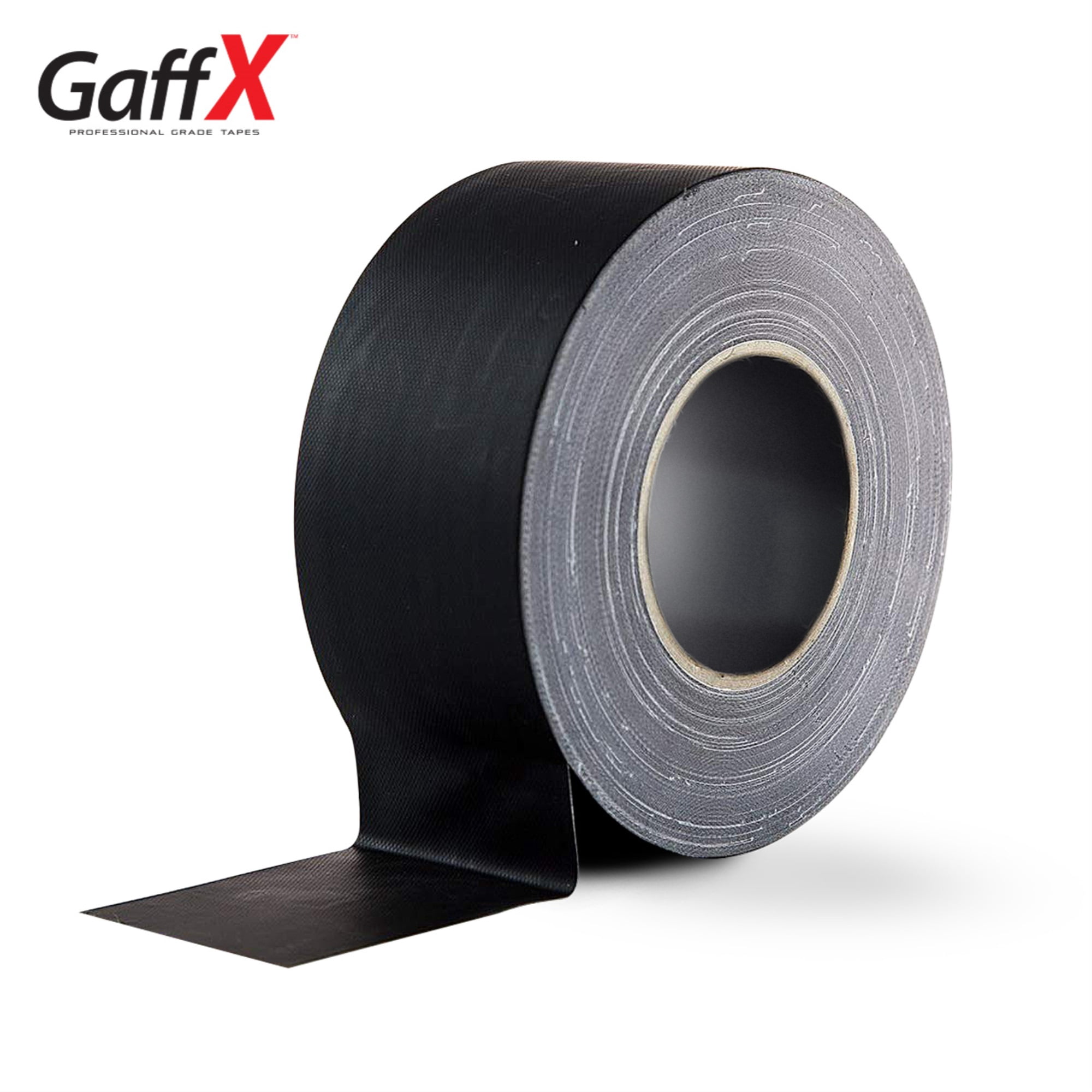 3 Inch Matte Black GaffX Gaffers Tape - 60 Yard Roll