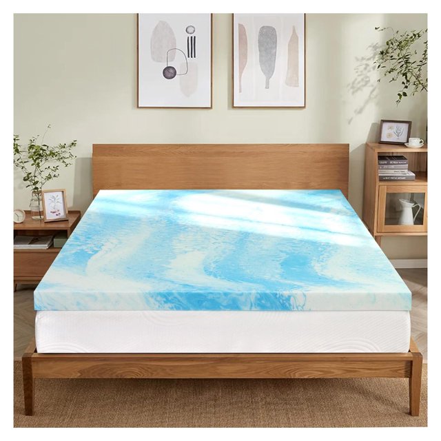 3 Inch Mattress Topper Full, Gel Infused Cooling Memory Foam Mattress