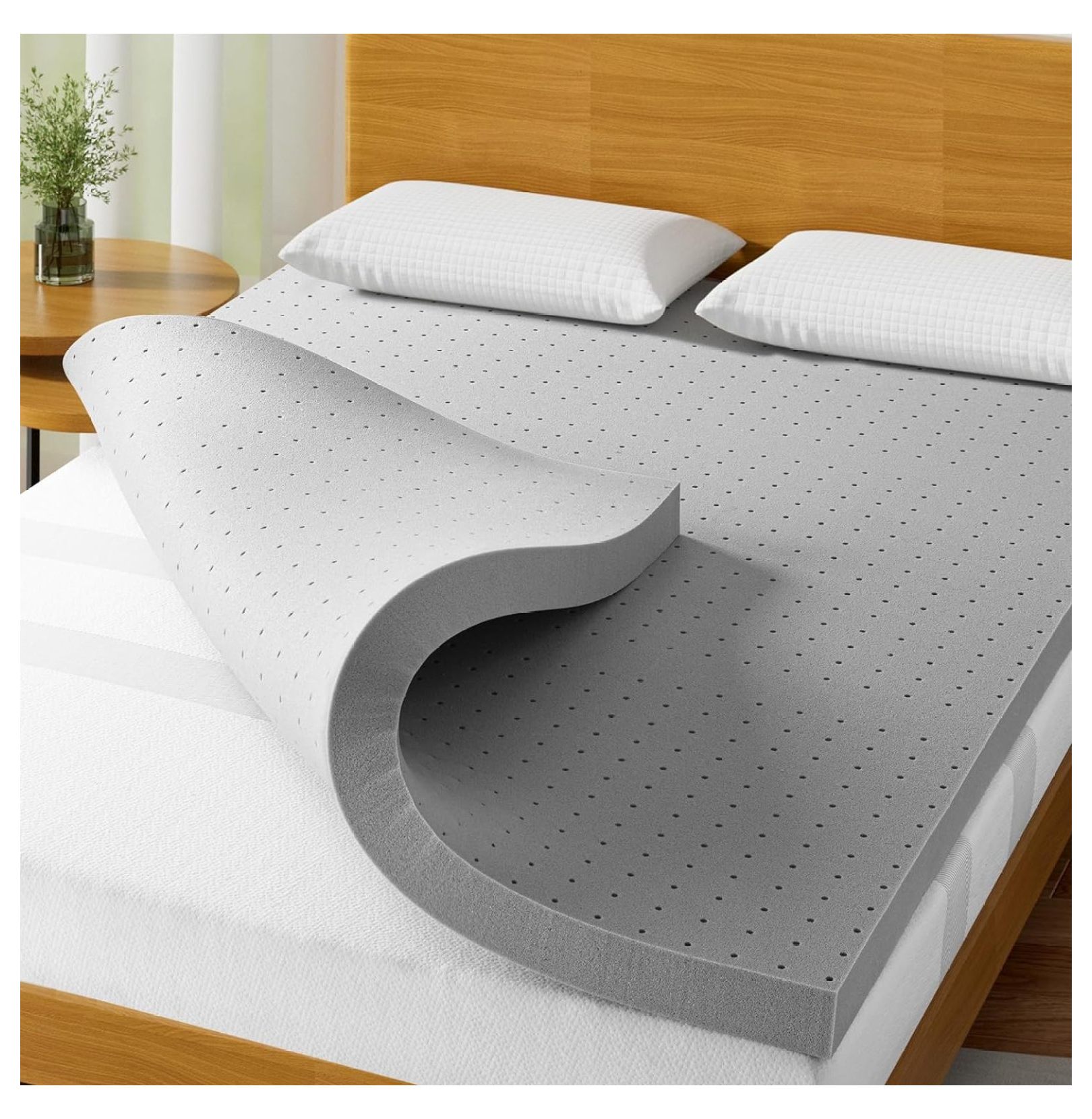 3 Inch Mattress Topper Queen,Gel Memory Foam Mattress Topper Bed Topper