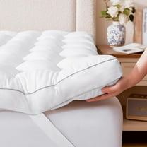 3 Inch Memory Foam Mattress Topper King Size for Back Pain Relief, Soft Fluffy Supportive Bed Mattress Pad, Filled with Breathable & Soft Memory Foam Pillow Topper, 80x78x3 Inch