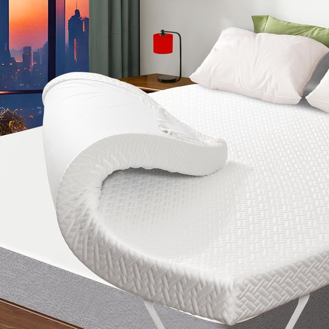 3 Inch Memory Foam Mattress Topper Queen Size Gel Memory Foam Cooling
