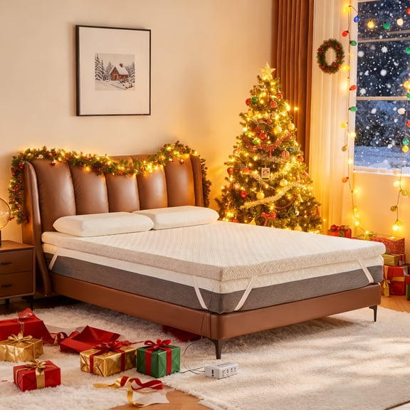 3 Inch Memory Foam Mattress Topper Twin Full Queen King Size- Gel Cooling Mattress Pad with Removable Washable Cover Cover, Bed Topper Ultra Soft Cooling Mattress Pad with Breathable Cover