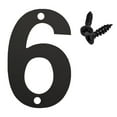 thumbnail image 1 of 3 Inch Metal House Numbers, House Address Numbers, Black House Garden Numbers for Outside, Metal Mailbox Number, with 2 Screws, 1 of 6