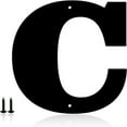 thumbnail image 1 of 3 Inch Metal Modern House Numbers, House Address Letters and Numbers for Outside Signs - Metal Letters Door Numbers Signage Street Address Plaque for Garden Door Mailbox Dr (Letter C), 1 of 6