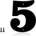 thumbnail image 1 of 3 Inch Metal Modern House Numbers, House Address Letters and Numbers for Outside Signs - Metal Letters Door Numbers Signage Street Address Plaque for Garden Door Mailbox Dr (Number 5), 1 of 6