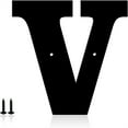 thumbnail image 1 of 3 Inch Metal Modern House Numbers, House Address Letters and Numbers for Outside Signs - Metal Letters Door Numbers Signage Street Address Plaque for Garden Door Mailbox Dr (Letter V), 1 of 6