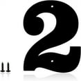 thumbnail image 1 of 3 Inch Metal Modern House Numbers, House Address Letters and Numbers for Outside Signs - Metal Letters Door Numbers Signage Street Address Plaque for Garden Door Mailbox Dr (Number 2), 1 of 6