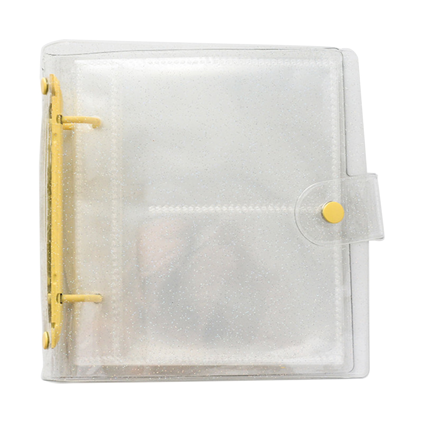 3 Inch Mini Photo Album Book Clear PVC 3 Rings Kpop Photocard Holder ...