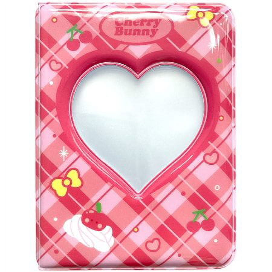 New Cute Bear Photo Album 3 Inch Love Heart Hollow Picture Storage Case  Kpop Idol Card Binder Name Card Book Photocard Holder 40 Pockets