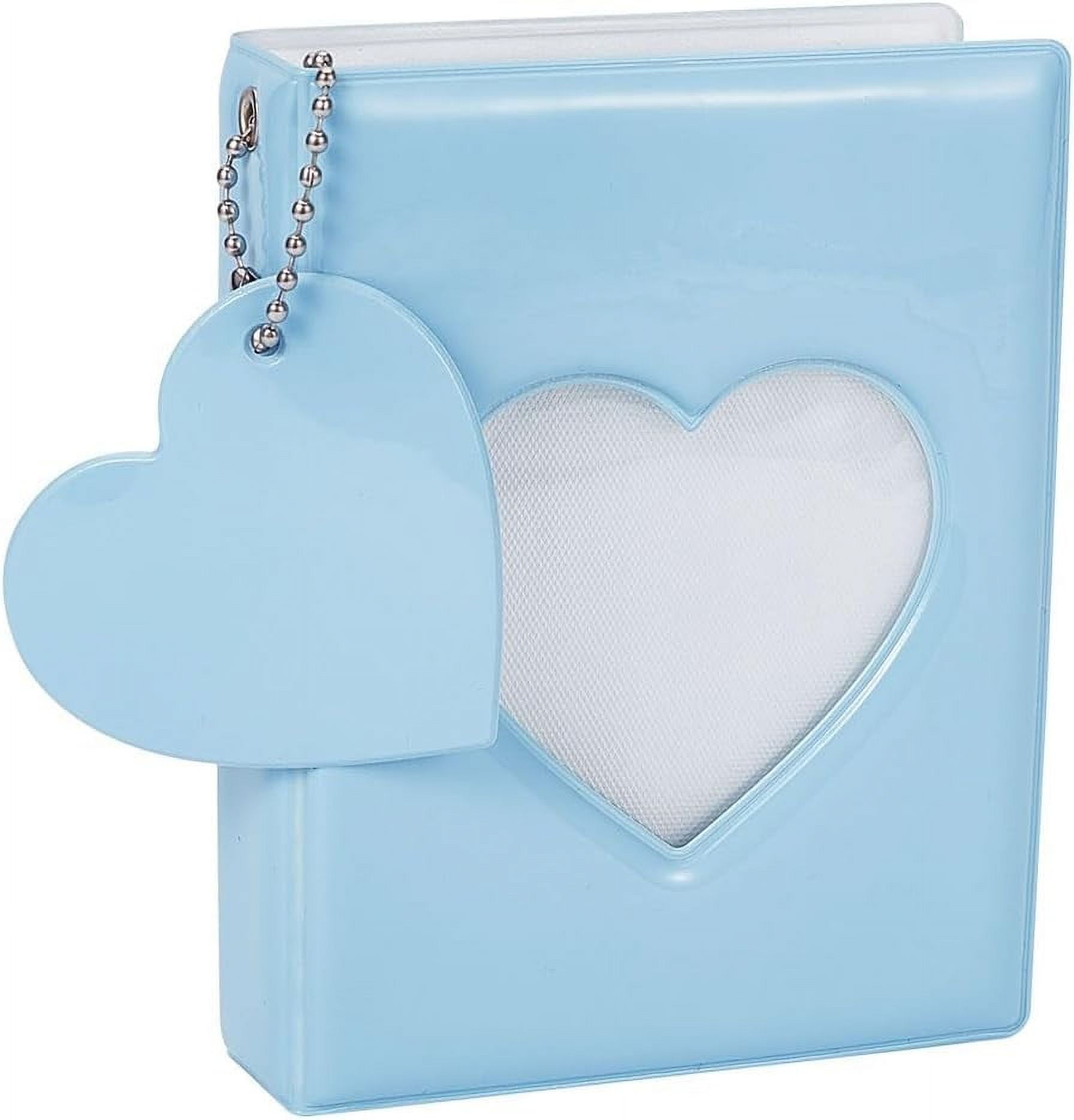 3 Inch Mini Photo Album Photocard Holder Light Sky Blue Book Collect ...