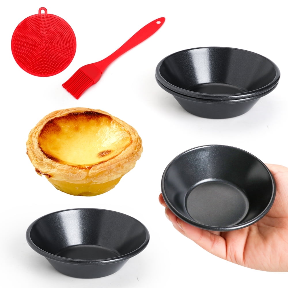 Inch Mini Pie Pans, 4pcs Mini Pie Tins Reusable Round Small Pie