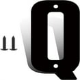 thumbnail image 1 of 3 Inch Modern Metal House Numbers, Metal Address Numbers and Letters, Black Door Mailbox Number, House Address Letter and Number for Office Home Farm Outside (Q), 1 of 6