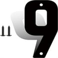 thumbnail image 1 of 3 Inch Modern Metal House Numbers, Metal Address Numbers and Letters, Black Door Mailbox Number, House Address Letter and Number for Office Home Outside (9), 1 of 6
