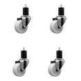 thumbnail image 1 of 3 Inch Nylon Wheel Swivel 1-3/4 Inch Expanding Stem Caster Set SCC, 1 of 2