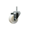 thumbnail image 1 of 3 Inch Nylon Wheel Swivel 5/8 Inch Threaded Stem Caster Service Caster, 1 of 2