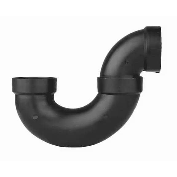 3 Inch P-Trap w/Solvent Weld  Joint, ABS Fitting