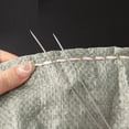 thumbnail image 1 of 3 Inch (Pack of 5) Extra-Long Thick Hand Sewing Needles with Large Eye Holes, Sharp Tips, Fine Gauge for Heavy-Duty Fabric, Quilting, Mending, Handcrafts for Home & DIY Enthusiasts, 1 of 5