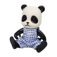 thumbnail image 1 of 3 Inch Panda Figurine Miniature Animal Doll with Removable Outfit Simulation Model for Display Ornaments and Creative Scene Building, 1 of 2