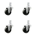 thumbnail image 1 of 3 Inch Phenolic Wheel Swivel 3/4 Inch Square Stem Caster Set Service Caster, 1 of 2