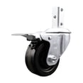 thumbnail image 1 of 3 Inch Phenolic Wheel Swivel 3/4 Inch Square Stem Caster with Total Lock Brake, 1 of 2