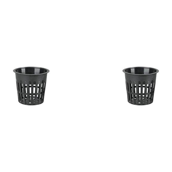 3 Inch Planting Mesh Pot Net, Round Duty Net Cups for Containers Soilless Cultivation, Hydroponics Slotted Mesh Net Pot, Breathable Mesh Design for Growth for Garden and Home Use 2-8PC