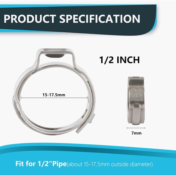 3 Inch Plastic Conduit Clamp, 6 Pcs PVC Pipe Strap 2 Holes Conduit Strap Plastic Pipe Supports for PVC Pipes Conduit Cables, Gray