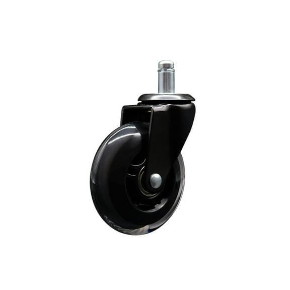 3 Inch Polyurethane 7/8 Inch Grip Ring Stem Caster SCC