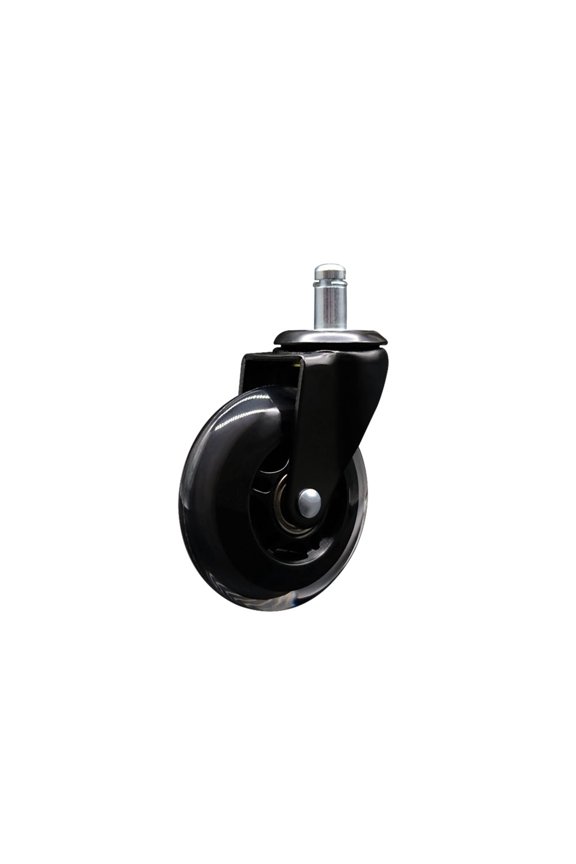 3 Inch Polyurethane 7/16 Inch Grip Ring Stem Caster SCC