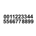 thumbnail image 1 of 3" Inch Premium Mailbox Number Vinyl Decal Sticker Sheet (Black) | Waterproof and Fade-Resistant | Easy to Install Adhesive Vinyl Digits | Home, Apartment, Condo or Business by CustomDecal US, 1 of 1