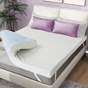 Nextay 3 Inch Queen Size Cool Gel Memory Foam Mattress Topper with Removable Soft Cover