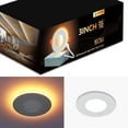 3 Inch Recessed LED Lights with Night Light, Dimmable & 5CCT Selectable