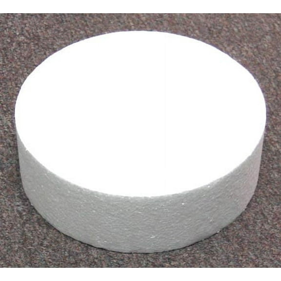 3 Inch Round Polystyrene Cake Dummy 3" x 12"