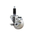 thumbnail image 1 of 3 Inch SS Nylon Swivel 1-1/8 Inch Expanding Stem Caster with Brake SCC, 1 of 2