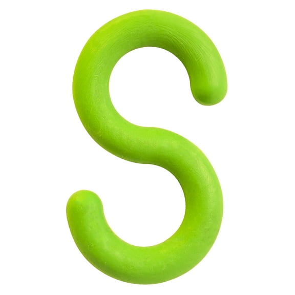 3 Inch Safety Green S-Hooks (10 Pk)