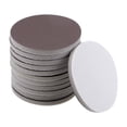 thumbnail image 1 of 3-Inch Sanding Sponge Hook and Loop Sanding Disc Wet / Dry for Car Wood Drywall Metal Brown Corundum 1200-1500grit 12pcs, 1 of 5