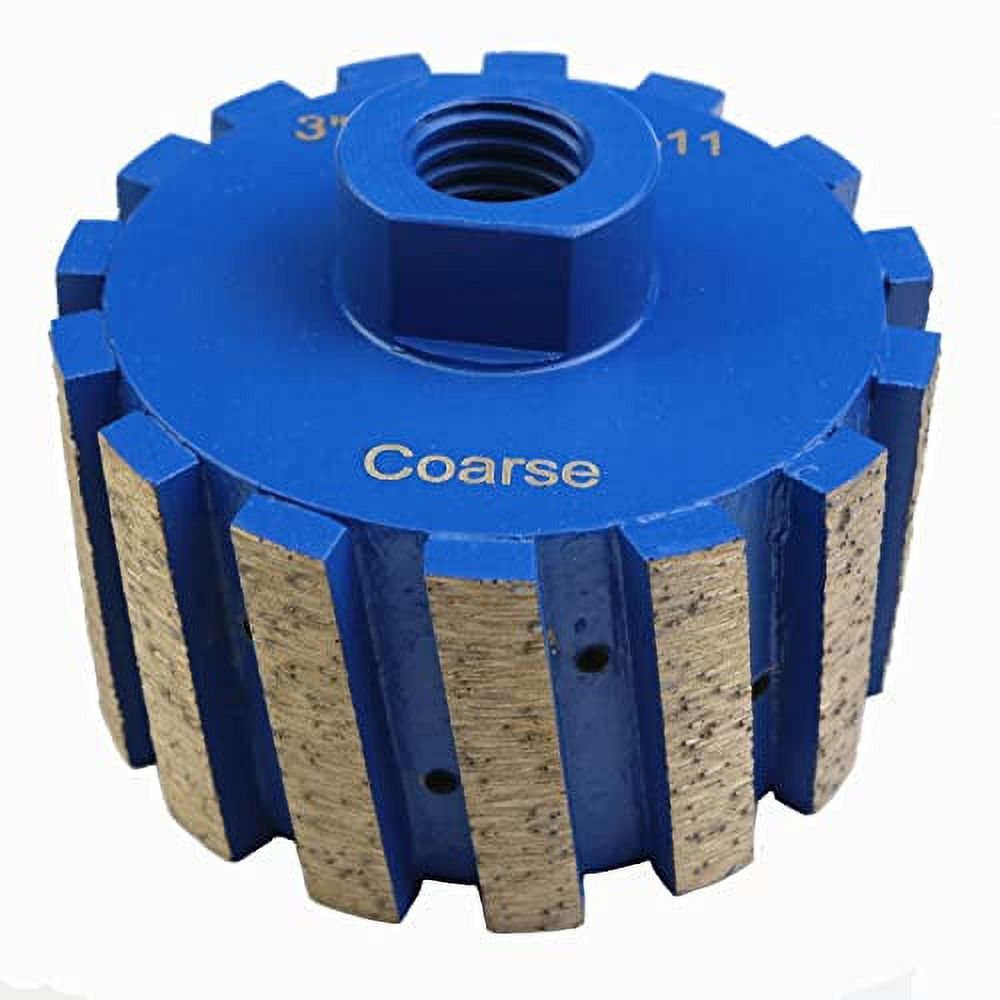 3 Inch Segmented Drum Wheel Grinding Drum Wheels With 5/8''11 Arbor Drum Profiler For Granite