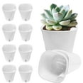 thumbnail image 1 of 3 Inch Self Watering Pots - 10 Sets Planter Pots for Indoor Plants With Water Level Indicator and Multiple Vents - for House Plants, Flowers, Herbs, 1 of 6