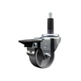thumbnail image 1 of 3 Inch Semi Steel Swivel 1 Inch Expanding Stem Caster with Brake SCC, 1 of 2