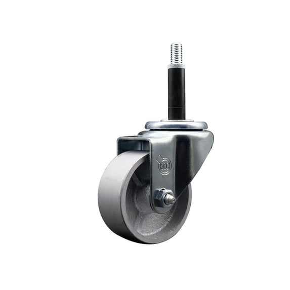 3 Inch Semi Steel Wheel Swivel 3/4 Inch Expanding Stem Caster SCC