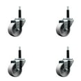 thumbnail image 1 of 3 Inch Semi Steel Wheel Swivel 3/4 Inch Expanding Stem Caster Set SCC, 1 of 2