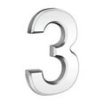 thumbnail image 1 of 3 Inch Silve Modern House Numbers Mailbox Numbers 0-9 Self-Adhesive Street Door Home Address Metal Numbers For Outside Or Inside Signs Easy Install, Xinsrenus Under $5! 3 Inch Silve, 1 of 2