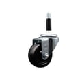 thumbnail image 1 of 3 Inch Soft Rubber Wheel Swivel 7/8 Inch Expanding Stem Caster SCC, 1 of 2