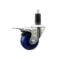 thumbnail image 1 of 3 Inch Solid Poly Swivel 1-1/4 Inch Expanding Stem Caster Total Lock Brake SCC, 1 of 2