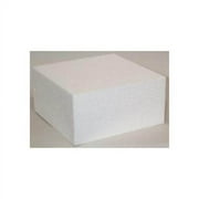 3 Inch Square Polystyrene Cake Dummy 20 x 3