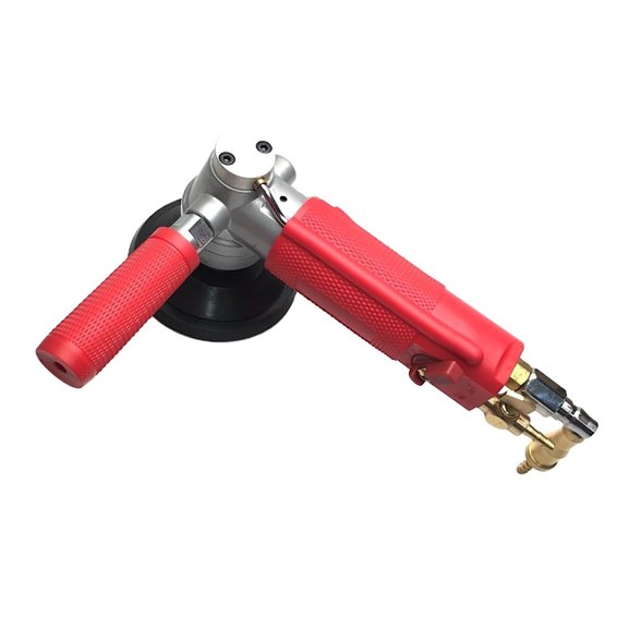 3 Inch Straight Shank Water Jet Pneumatic Grinder Wet Air Sander Grinder For Marble Granite Stone Jade Stone Floor Air Polisher